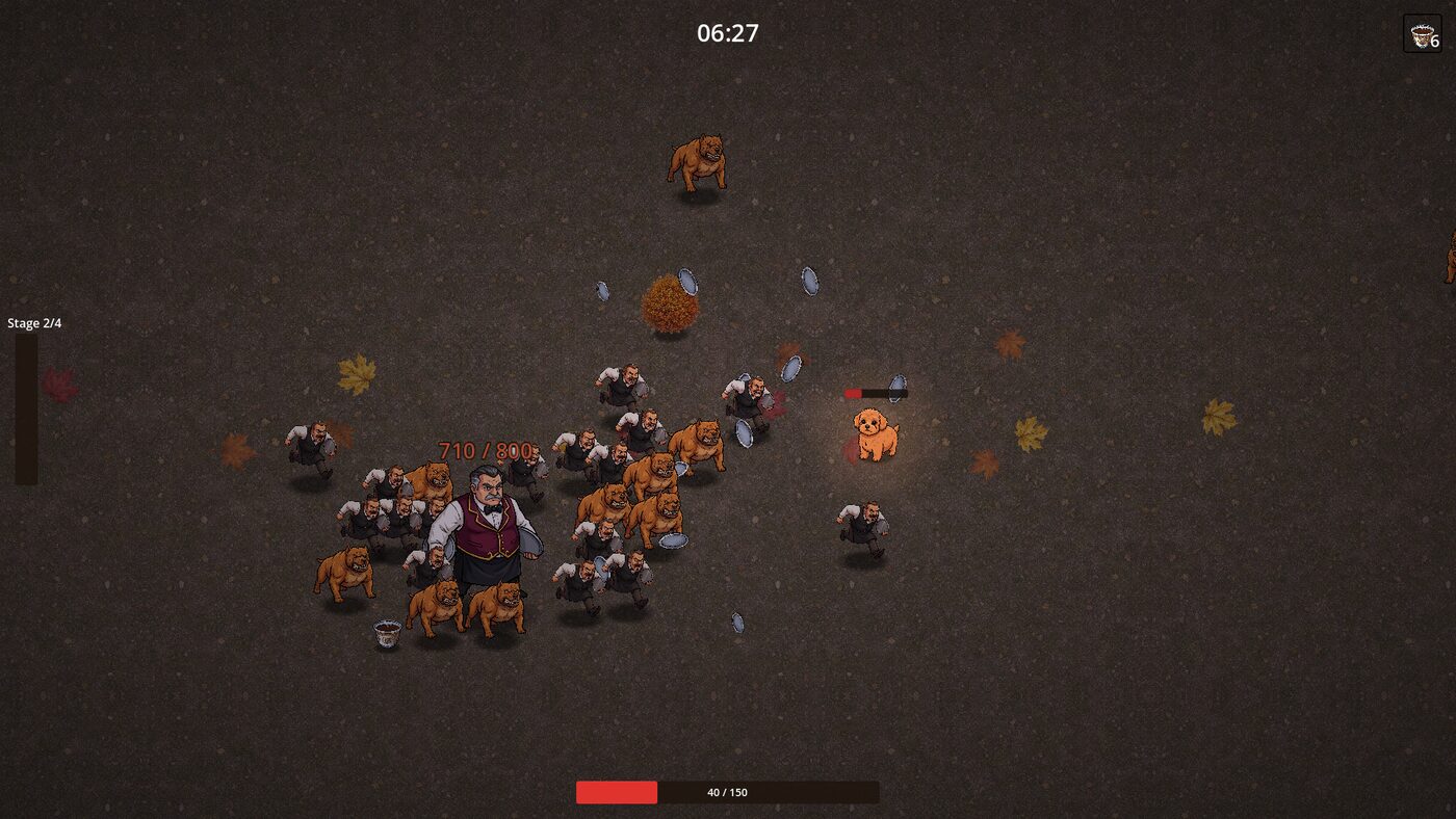 Boss brawl in Tivoli park